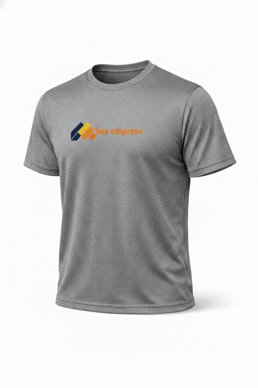 Camiseta Poliviscose com Silk Screen