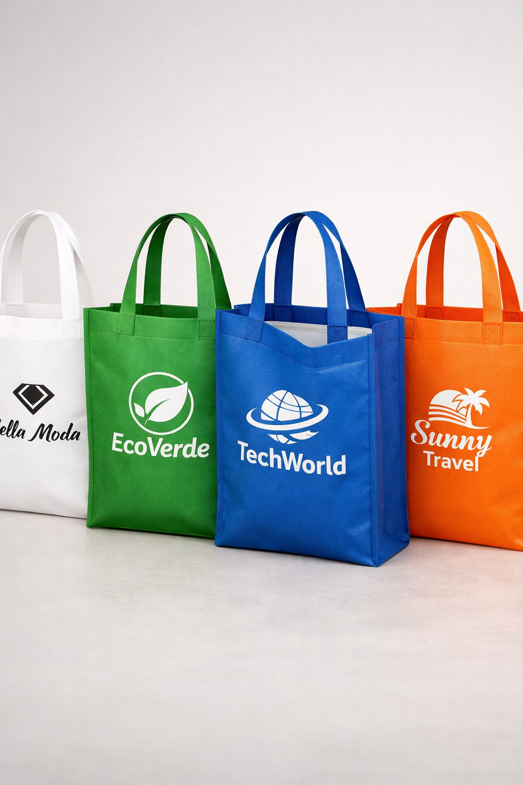 Sacolas TNT personalizadas com logo