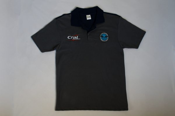 Camisa Polo Piquet com Recorte e Bordada