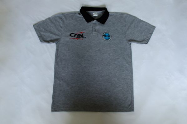 Camisa Polo Piquet Mescla com Bordado