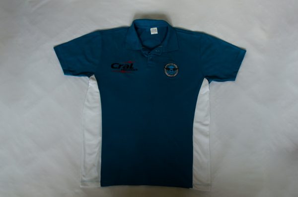 Camisa Polo Piquet com Recorte e Bordada