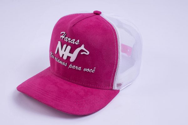 Boné Trucker Camurça Estampa 3D